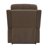 Kayla Chocolate Power Recliner w/Lift & Heating & Massage - Ornate Home