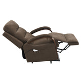 Kayla Chocolate Power Recliner w/Lift & Heating & Massage - Ornate Home