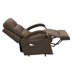 Kayla Chocolate Power Recliner w/Lift & Heating & Massage - Ornate Home