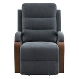 Kayla Gray Power Recliner w/Lift & Heating & Massage - Ornate Home