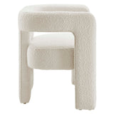 Kayla Ivory Boucle Upholstered Loveseat - Ornate Home