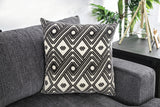 Kaylee Gray U-Shaped Sectional w/ Ottoman Right Chaise - Ornate Home