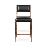 Kayne Jet Black Counter Stool - Ornate Home