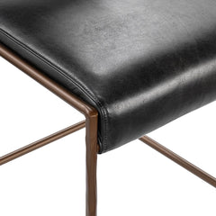 Kayne Jet Black Counter Stool - Ornate Home