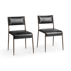 Kayne Jet Black Dining Chair (Set of 2) - Ornate Home