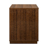 Kayner Charcoal 1-Drawer Nightstand with LED Lights - Ornate Home