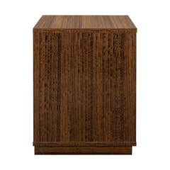 Kayner Charcoal 1-Drawer Nightstand with LED Lights - Ornate Home