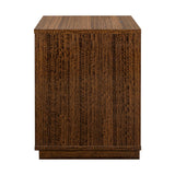 Kayner Charcoal 1-Drawer Nightstand with LED Lights - Ornate Home