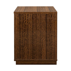 Kayner Charcoal 1-Drawer Nightstand with LED Lights - Ornate Home