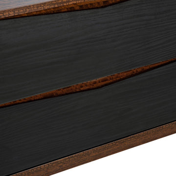 Kayner Charcoal 2-Drawer Nightstand - Ornate Home