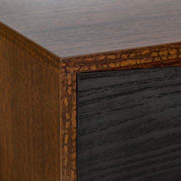 Kayner Charcoal 2-Drawer Nightstand - Ornate Home