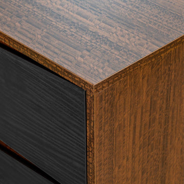 Kayner Charcoal 2-Drawer Nightstand - Ornate Home