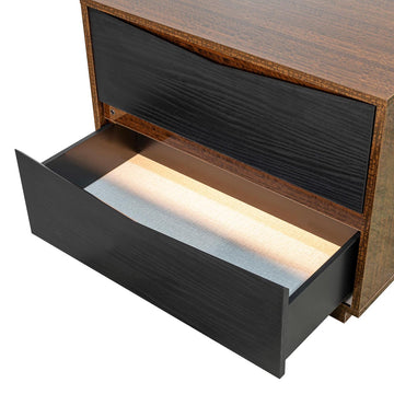 Kayner Charcoal 2-Drawer Nightstand - Ornate Home