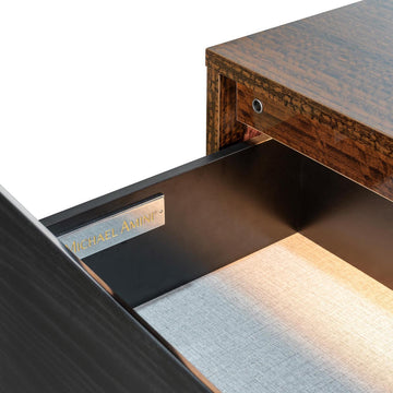 Kayner Charcoal 2-Drawer Nightstand - Ornate Home