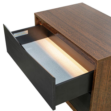 Kayner Charcoal 2-Drawer Nightstand - Ornate Home