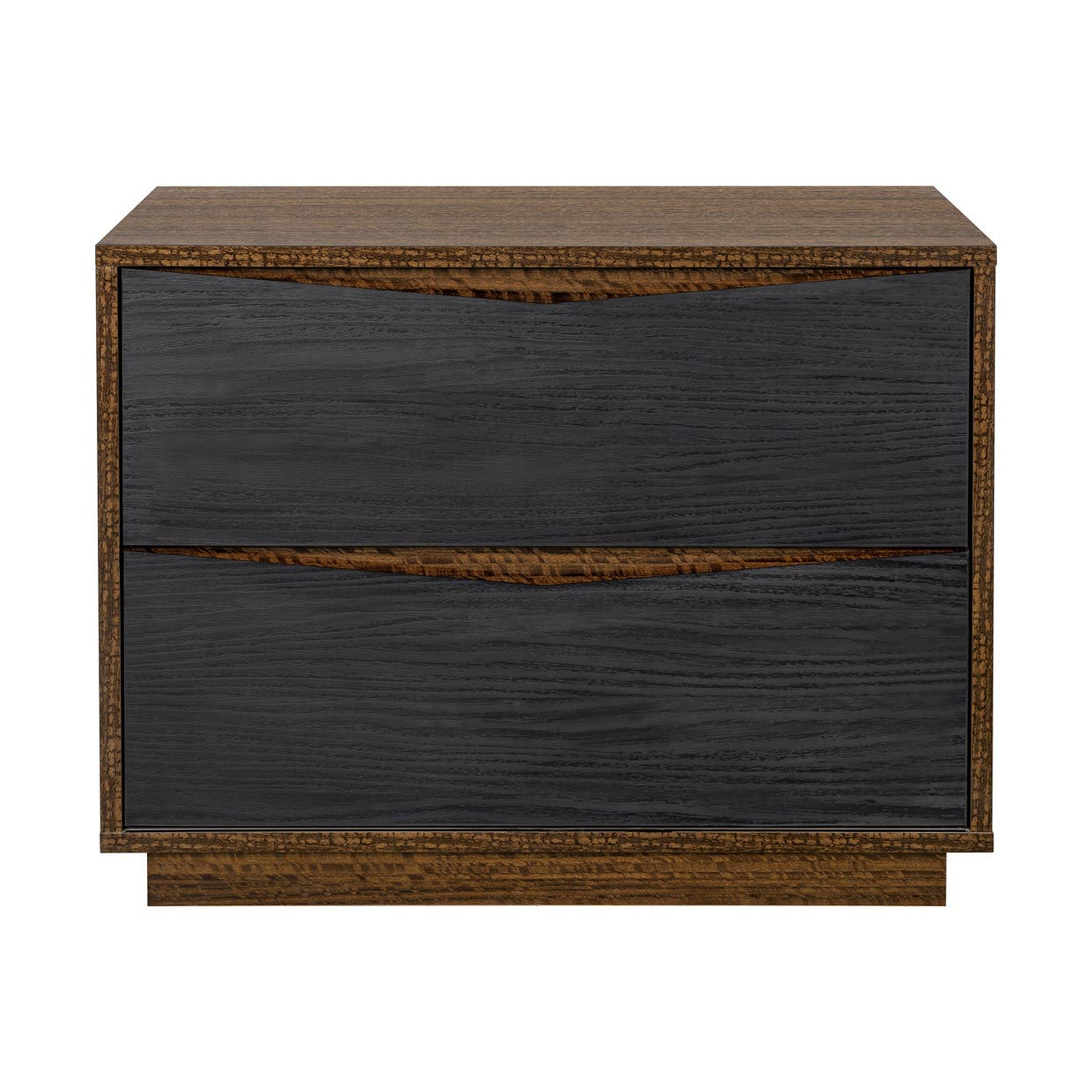 Kayner Charcoal 2-Drawer Nightstand - Ornate Home