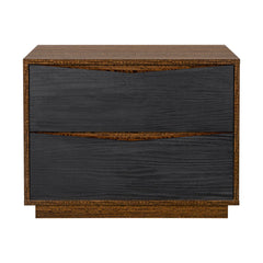 Kayner Charcoal 2-Drawer Nightstand - Ornate Home