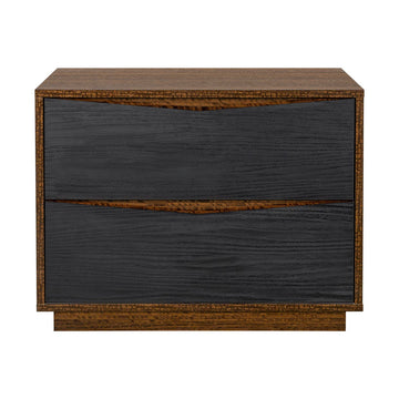 Kayner Charcoal 2-Drawer Nightstand - Ornate Home