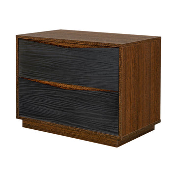 Kayner Charcoal 2-Drawer Nightstand - Ornate Home