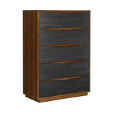 Kayner Charcoal 5-Drawer Chest - Ornate Home