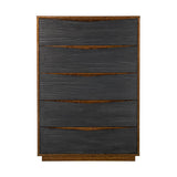 Kayner Charcoal 5-Drawer Chest - Ornate Home