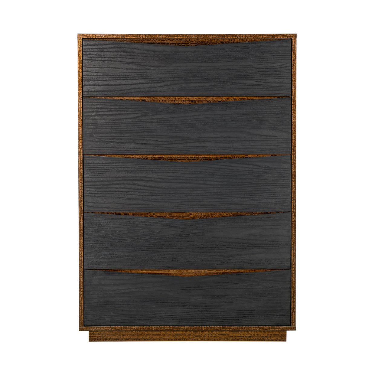Kayner Charcoal 5-Drawer Chest - Ornate Home