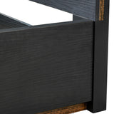 Kayner Charcoal Bed with LED Lights - Ornate Home