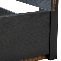 Kayner Charcoal Bed with LED Lights - Ornate Home