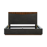 Kayner Charcoal Bed with LED Lights - Ornate Home