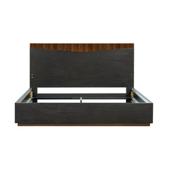 Kayner Charcoal Bed with LED Lights - Ornate Home