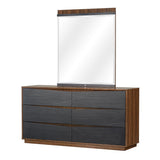 Kayner Charcoal Dresser with Mirror - Ornate Home