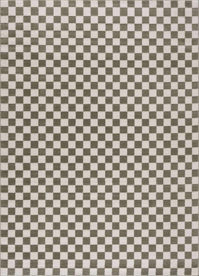 Kaysar Olive Green Checkered Washable Area Rug - Ornate Home