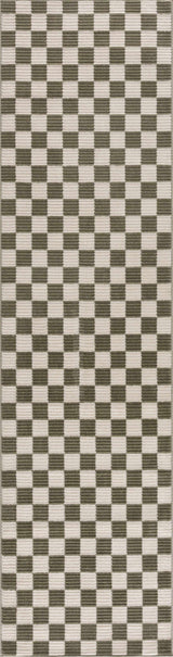 Kaysar Olive Green Checkered Washable Area Rug - Ornate Home