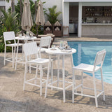Kayu White Barstool - Ornate Home