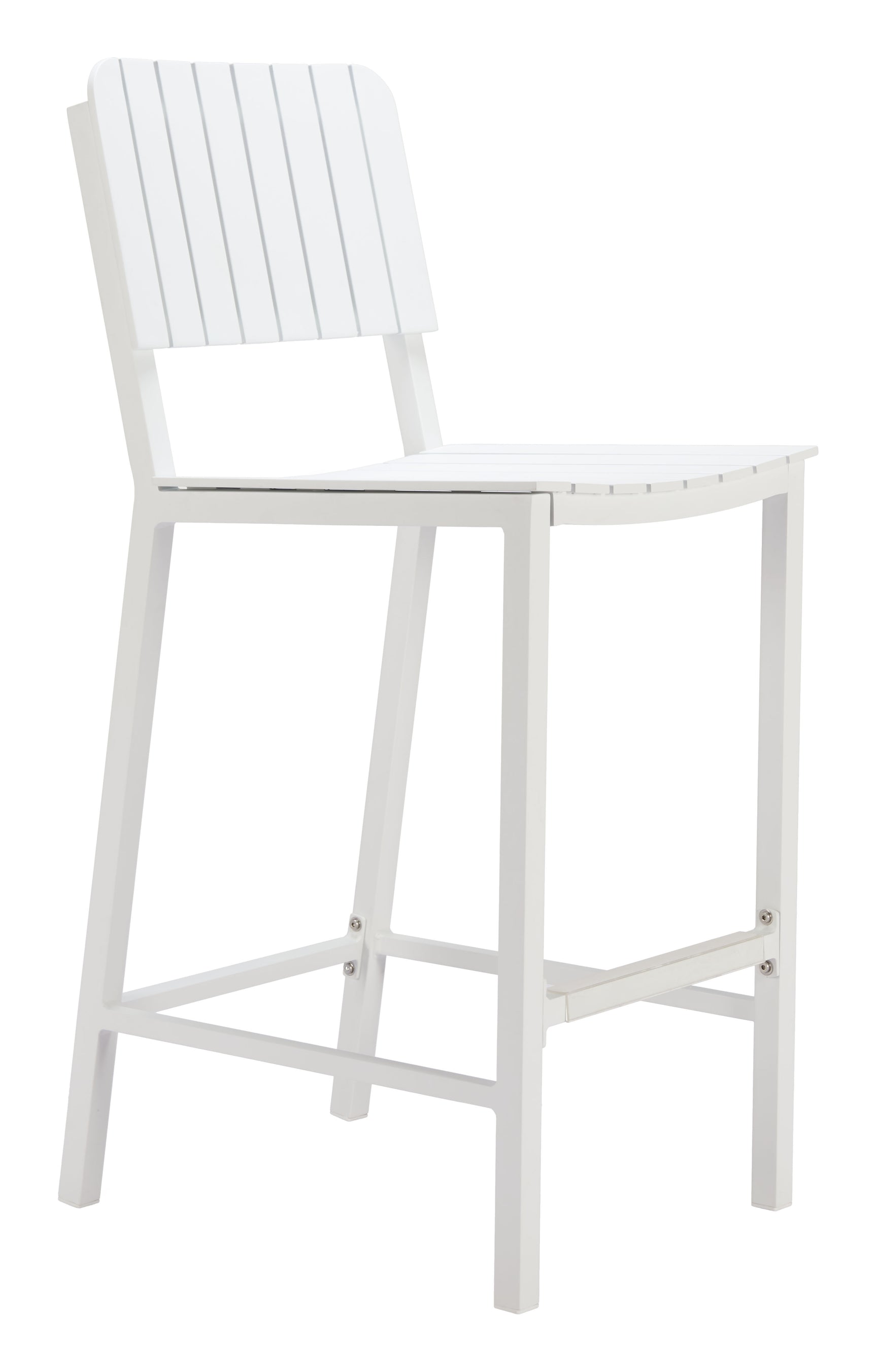 Kayu White Barstool - Ornate Home