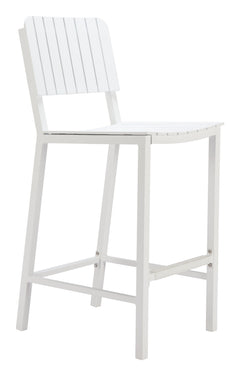 Kayu White Barstool - Ornate Home
