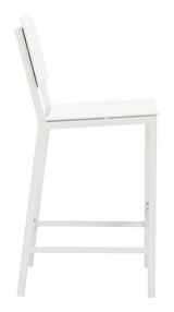 Kayu White Barstool - Ornate Home