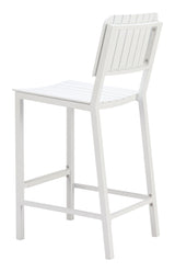 Kayu White Barstool - Ornate Home
