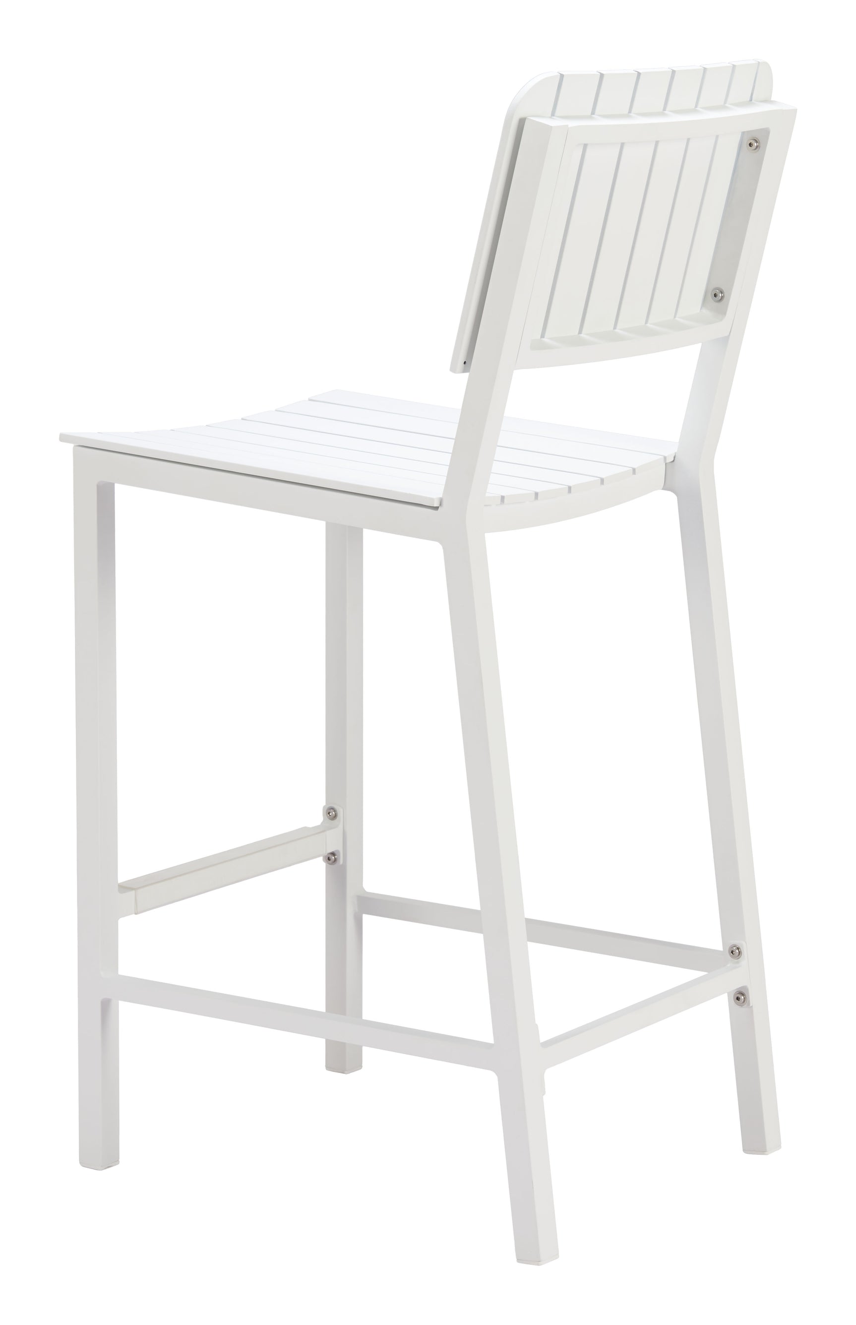 Kayu White Barstool - Ornate Home