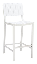 Kayu White Barstool - Ornate Home