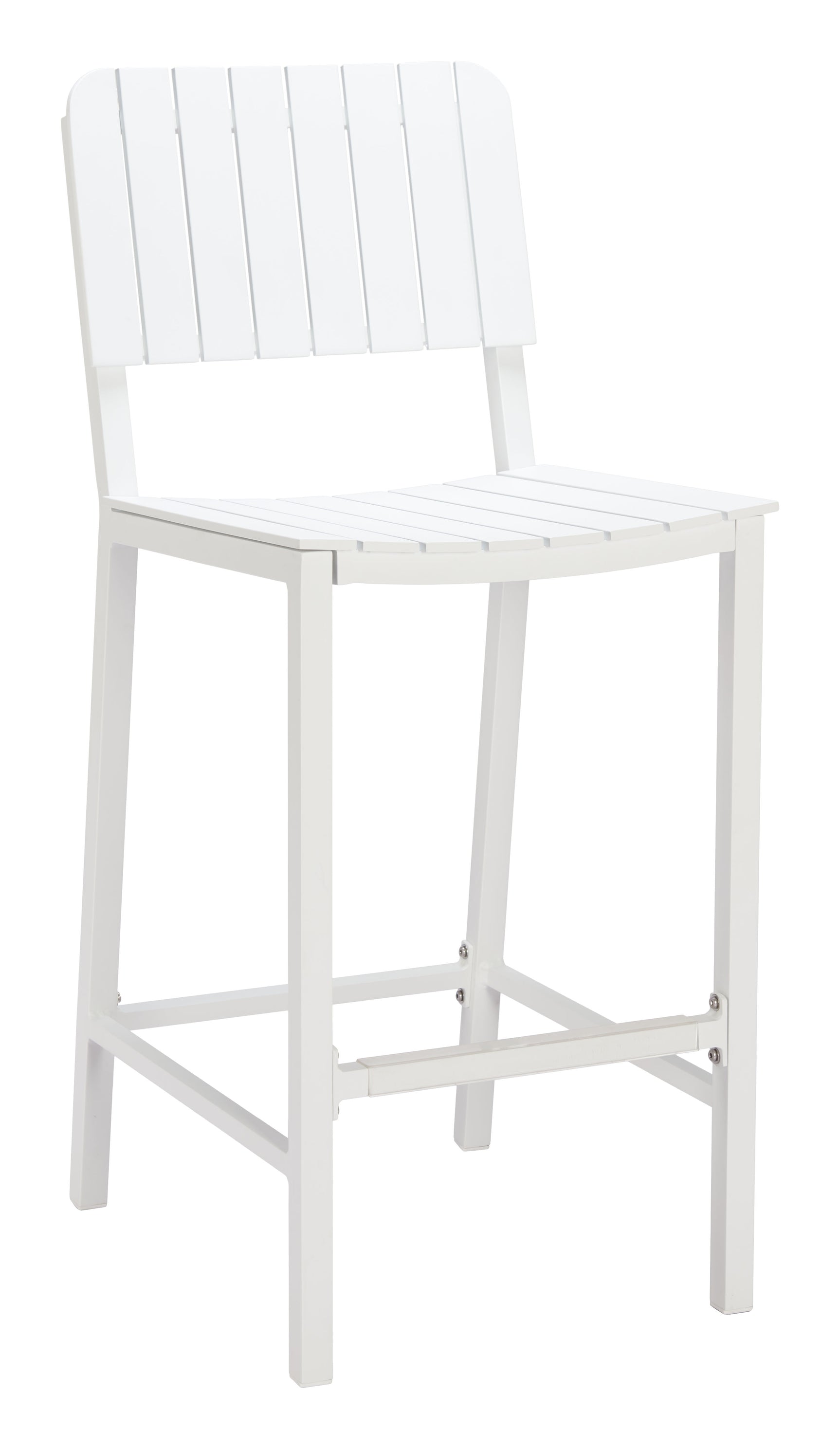 Kayu White Barstool - Ornate Home