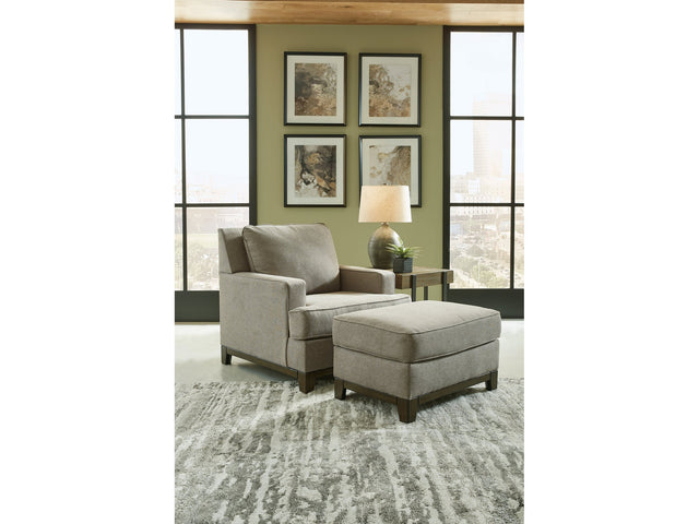 Kaywood Granite Chair and Ottoman - Ornate Home