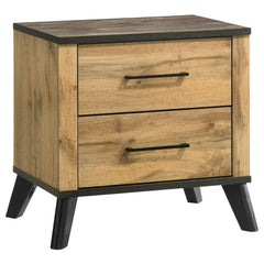 Kaywood Weathered Brown / Natural Pine 4-piece Full Bedroom Set - Ornate Home