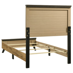 Kaywood Weathered Brown / Natural Pine 4-piece Twin Bedroom Set - Ornate Home
