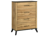 Kaywood Weathered Brown / Natural Pine Chest - Ornate Home