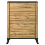 Kaywood Weathered Brown / Natural Pine Chest - Ornate Home