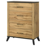 Kaywood Weathered Brown / Natural Pine Chest - Ornate Home