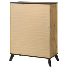 Kaywood Weathered Brown / Natural Pine Chest - Ornate Home