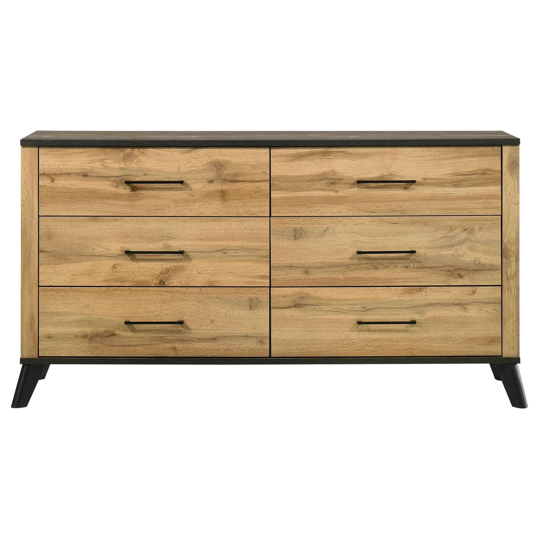 Kaywood Weathered Brown / Natural Pine Dresser - Ornate Home