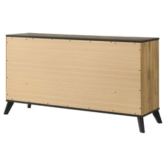 Kaywood Weathered Brown / Natural Pine Dresser - Ornate Home